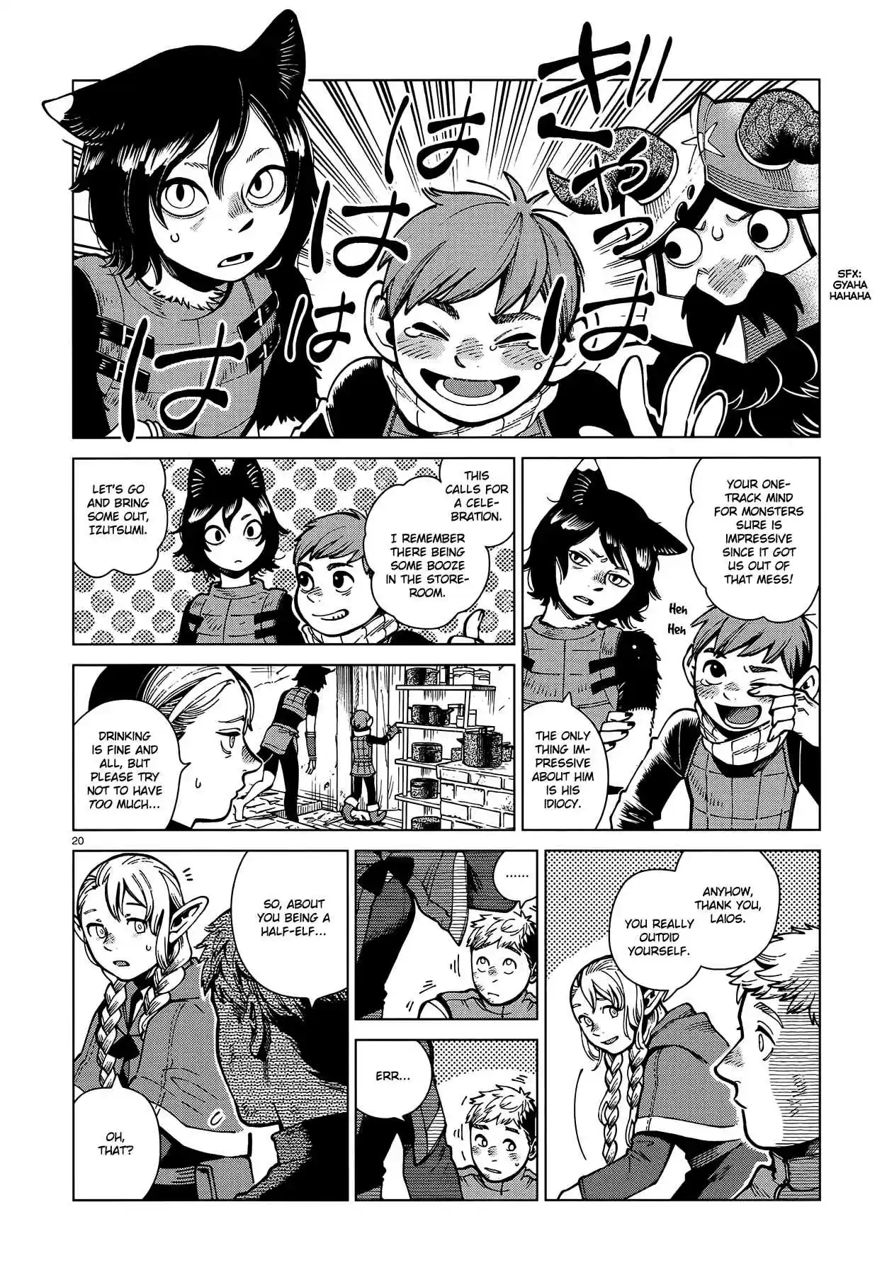 Dungeon Meshi Ch. 72 Thistle V