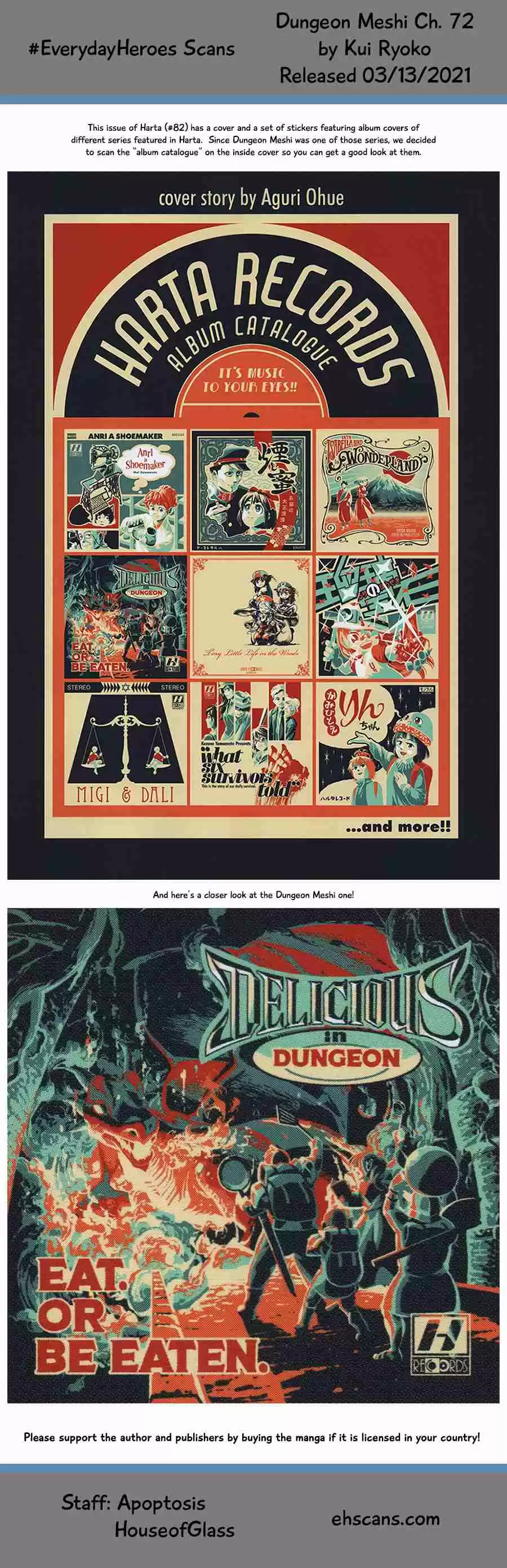 Dungeon Meshi Ch. 72 Thistle V