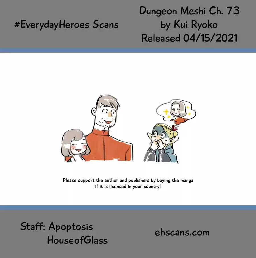 Dungeon Meshi Chapter 73