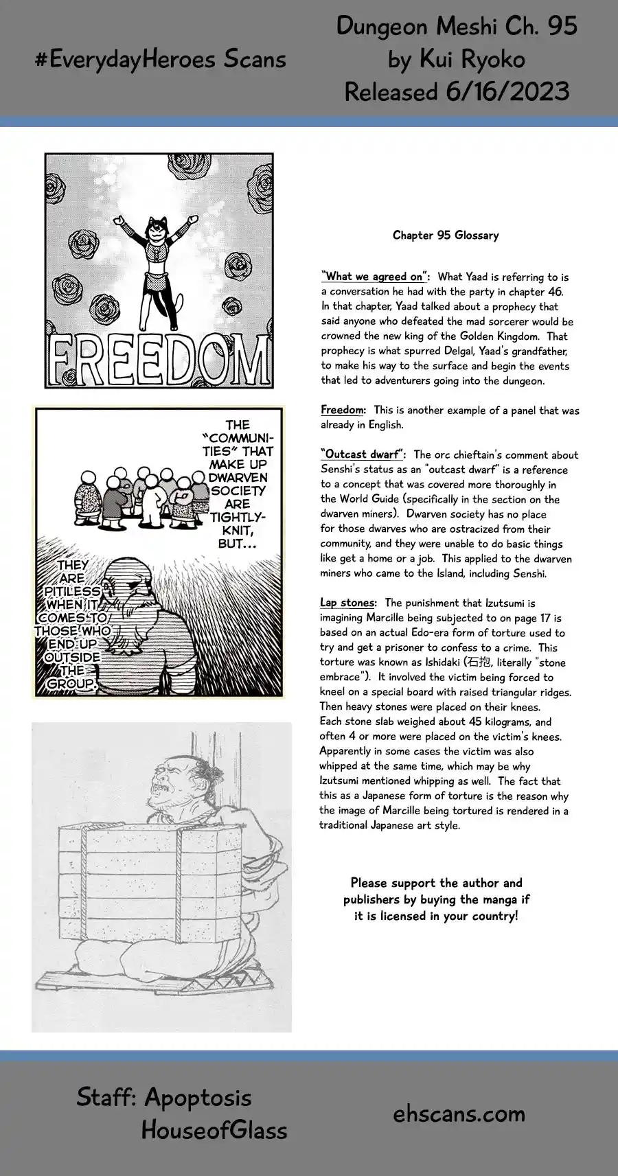 Dungeon Meshi Chapter 95