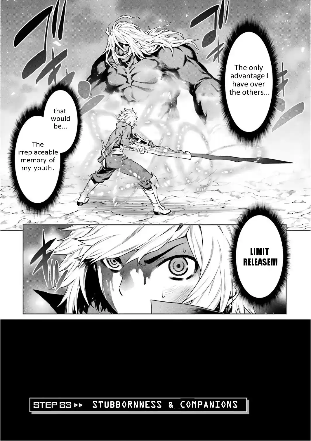 Dungeon ni Deai o Motomeru no wa Machigatte Iru Darou ka Ch. 83 Stubbornness & Companions