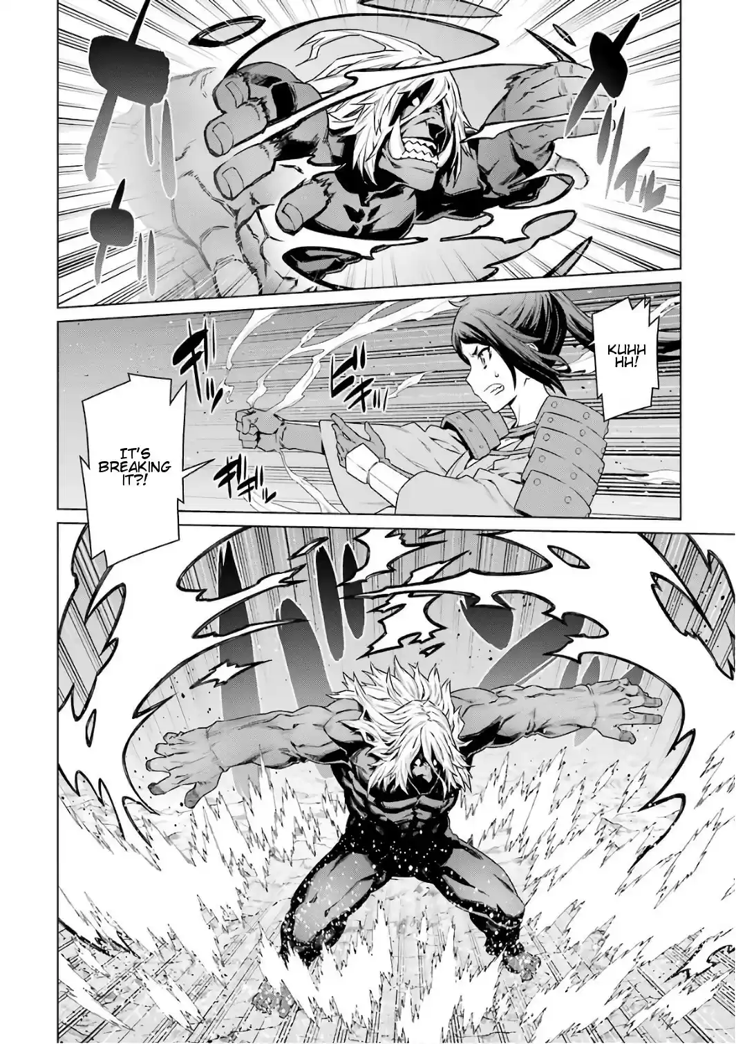 Dungeon ni Deai o Motomeru no wa Machigatte Iru Darou ka Ch. 84 The Hero's Strike