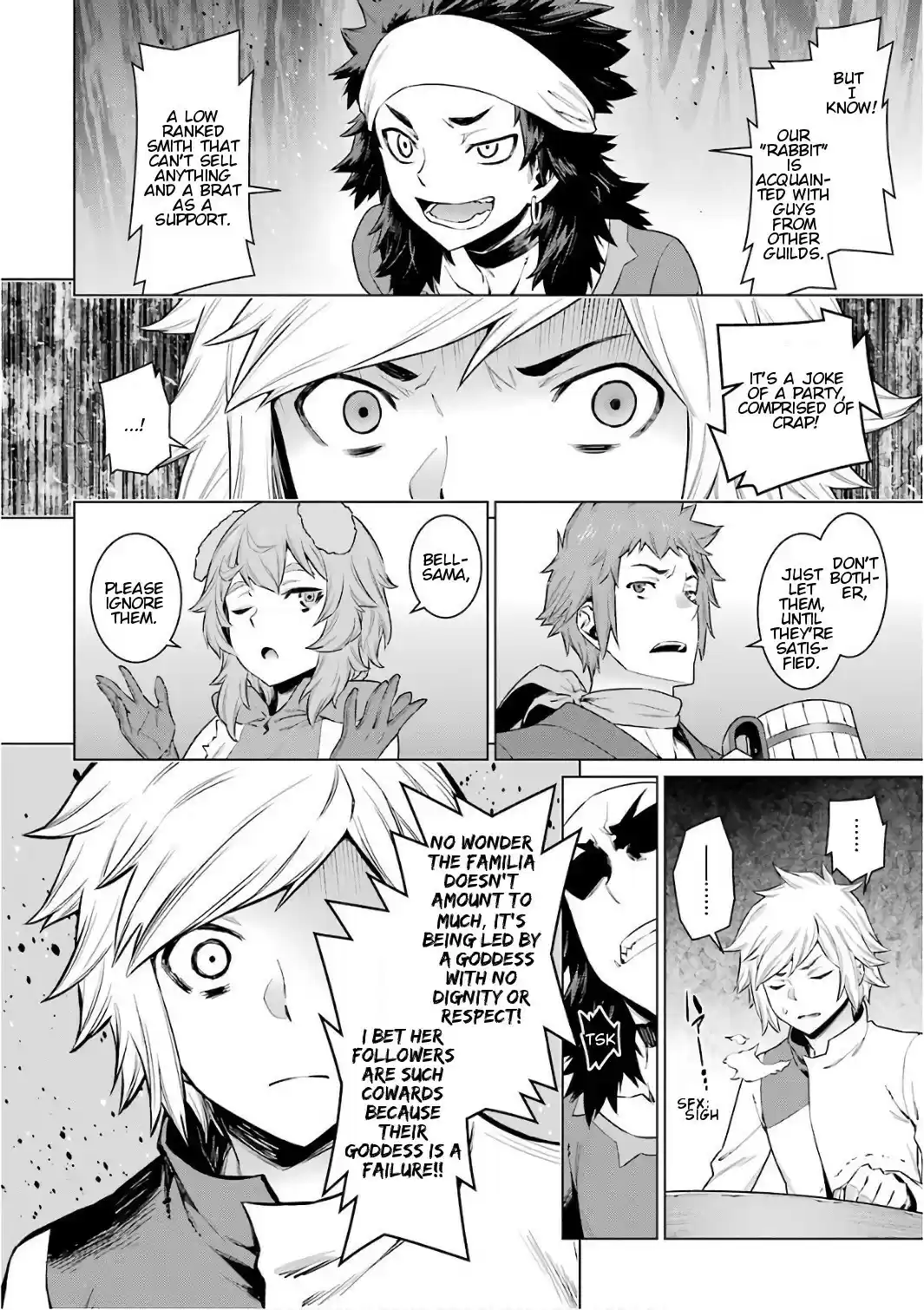 Dungeon ni Deai o Motomeru no wa Machigatte Iru Darou ka Ch. 86 Conflict