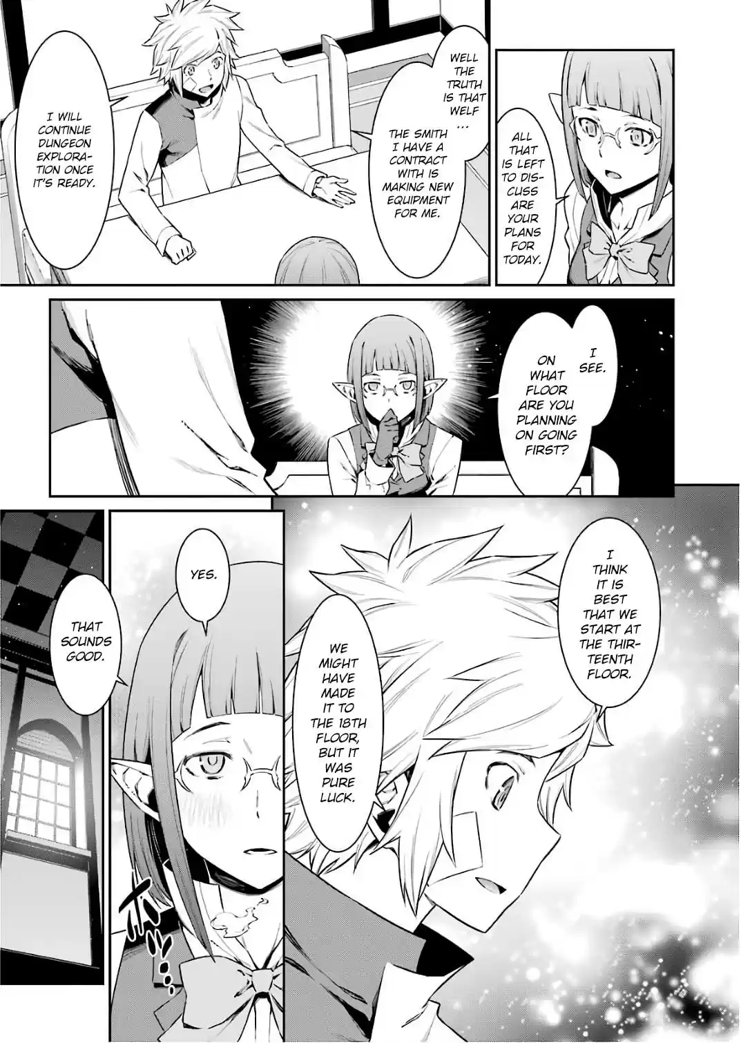 Dungeon ni Deai o Motomeru no wa Machigatte Iru Darou ka Ch. 87 The Invitation