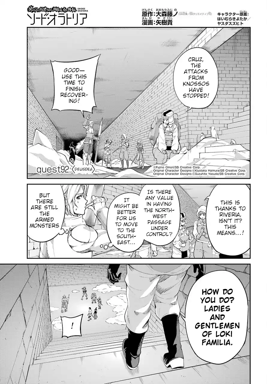 Dungeon ni Deai o Motomeru no wa Machigatte Iru Darou ka Gaiden - Sword Oratoria 92