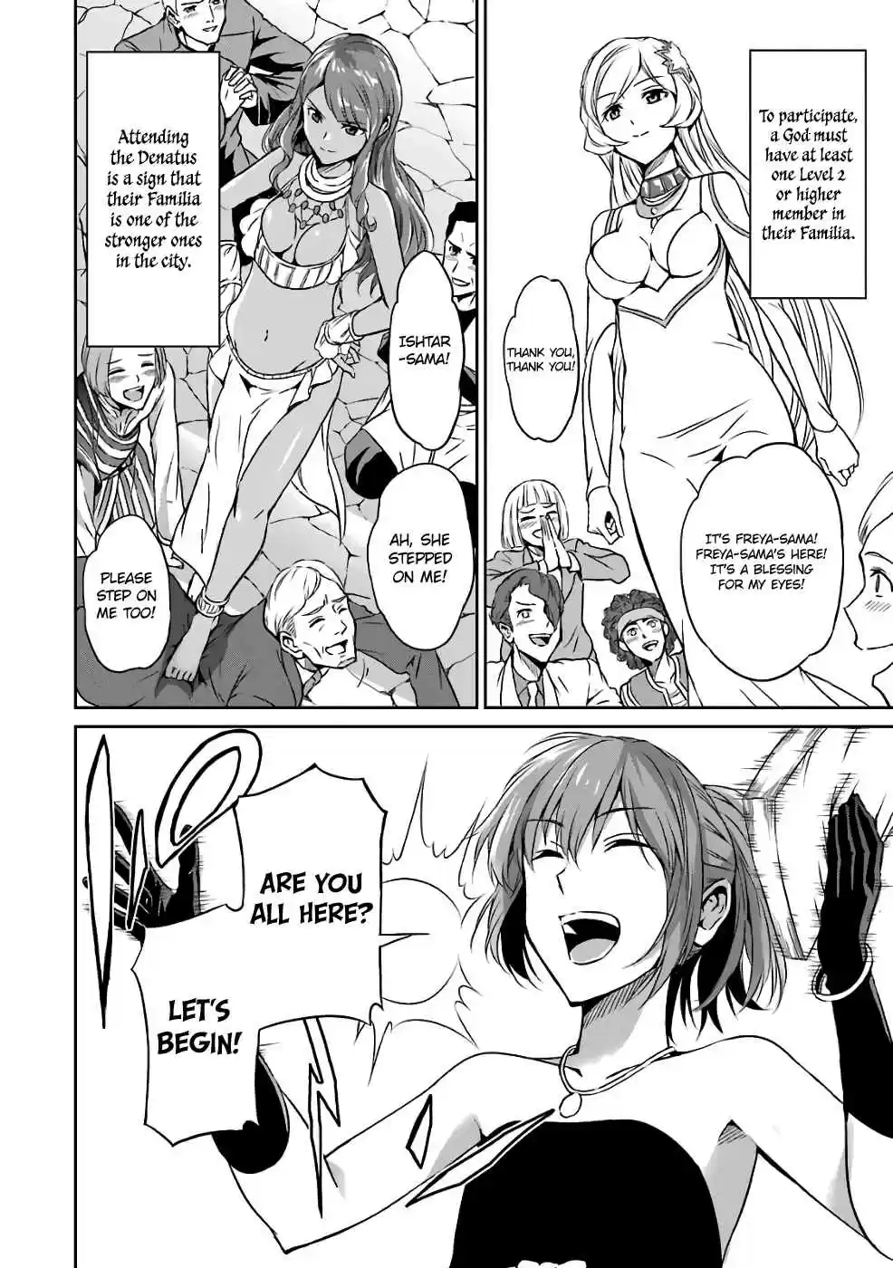 Dungeon ni Deai o Motomeru no wa Machigatte Iru Darou ka Gaiden Sword Oratoria Vol. 11 Ch. 42 Denatus