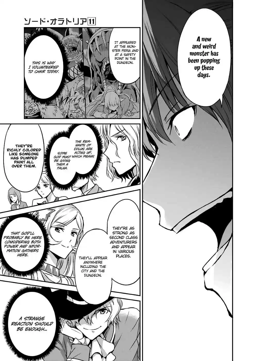 Dungeon ni Deai o Motomeru no wa Machigatte Iru Darou ka Gaiden Sword Oratoria Vol. 11 Ch. 42 Denatus