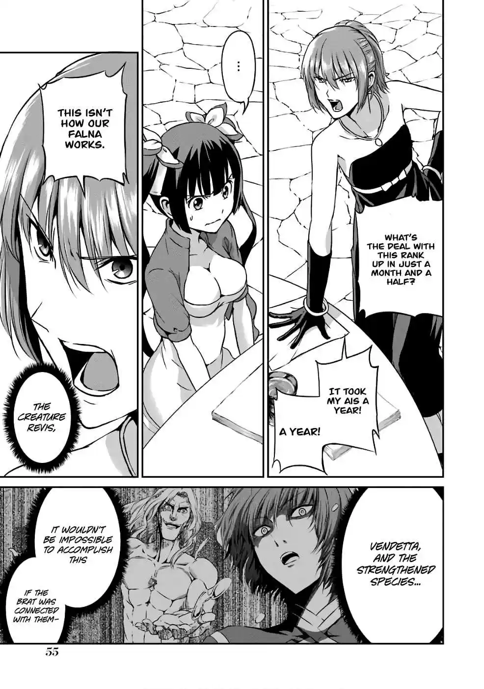 Dungeon ni Deai o Motomeru no wa Machigatte Iru Darou ka Gaiden Sword Oratoria Vol. 11 Ch. 42 Denatus