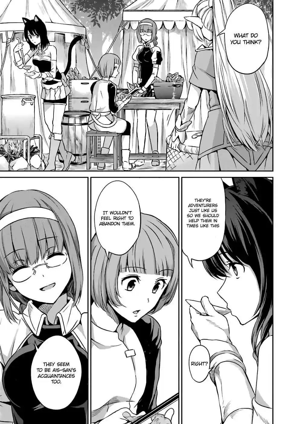 Dungeon ni Deai o Motomeru no wa Machigatte Iru Darou ka Gaiden Sword Oratoria Vol. 11 Ch. 43 Healthy Day