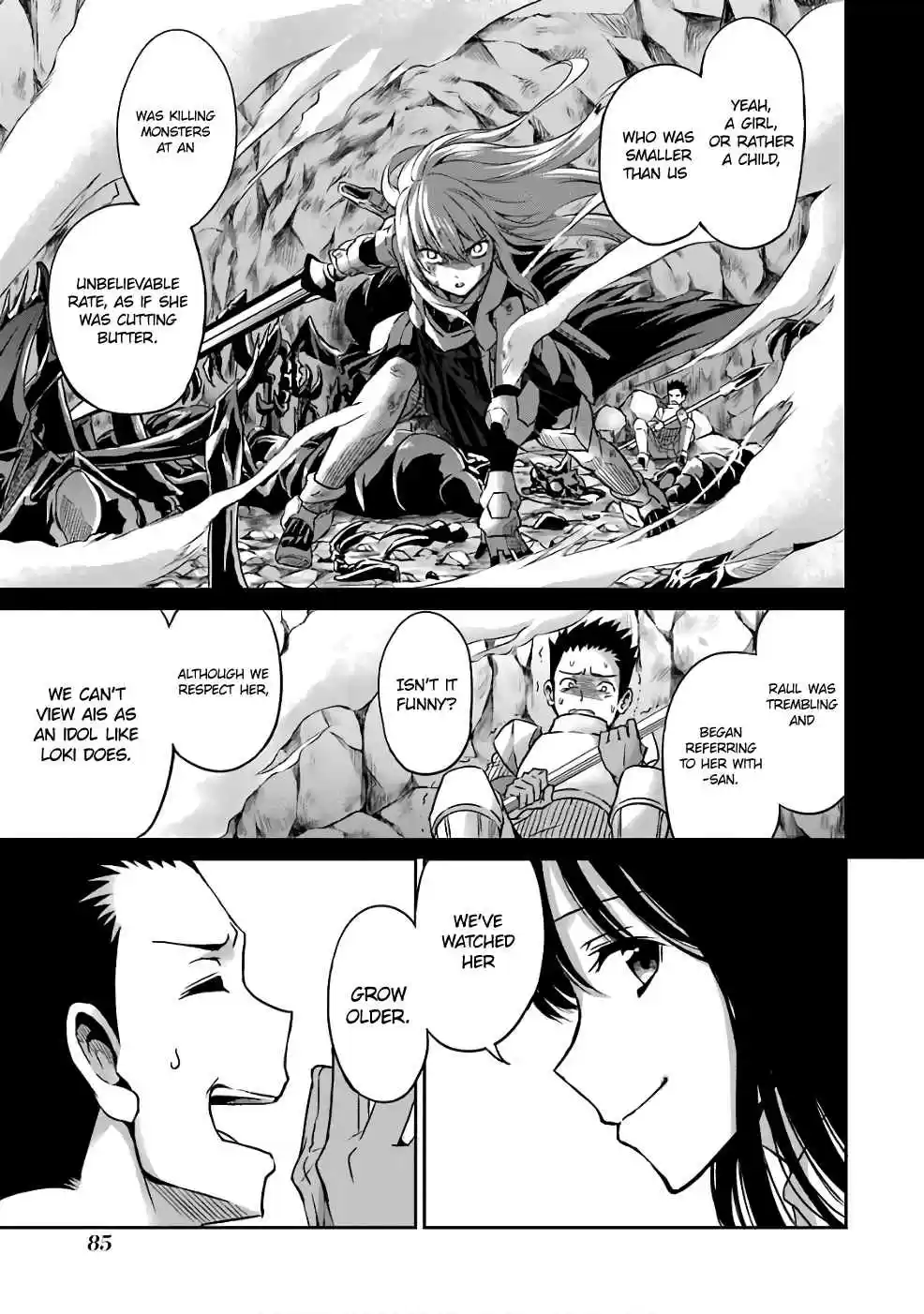 Dungeon ni Deai o Motomeru no wa Machigatte Iru Darou ka Gaiden Sword Oratoria Vol. 11 Ch. 43 Healthy Day