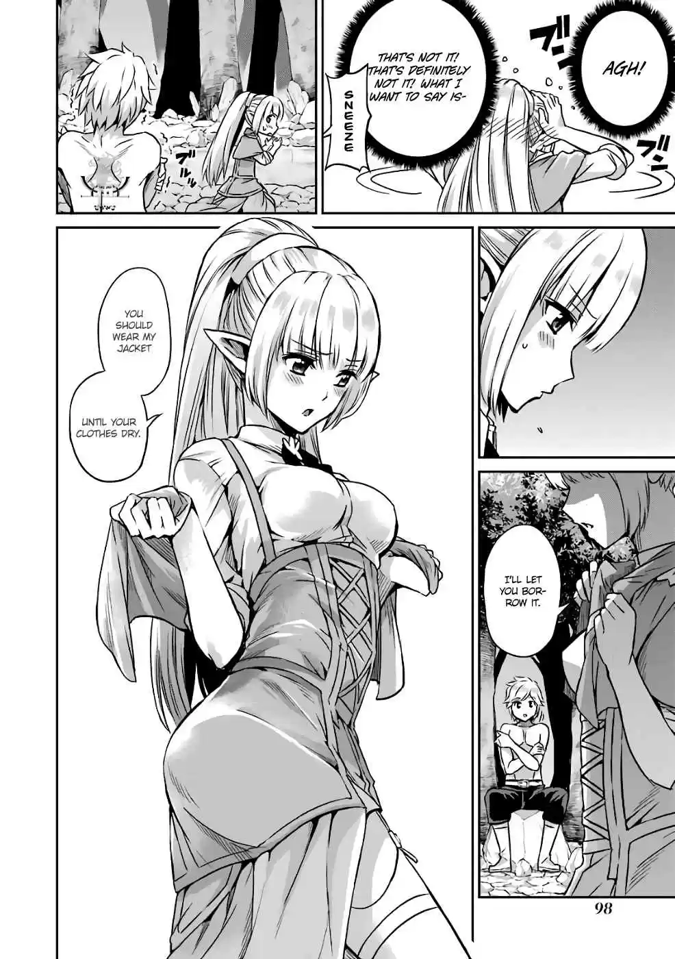 Dungeon ni Deai o Motomeru no wa Machigatte Iru Darou ka Gaiden Sword Oratoria Vol. 11 Ch. 43 Healthy Day