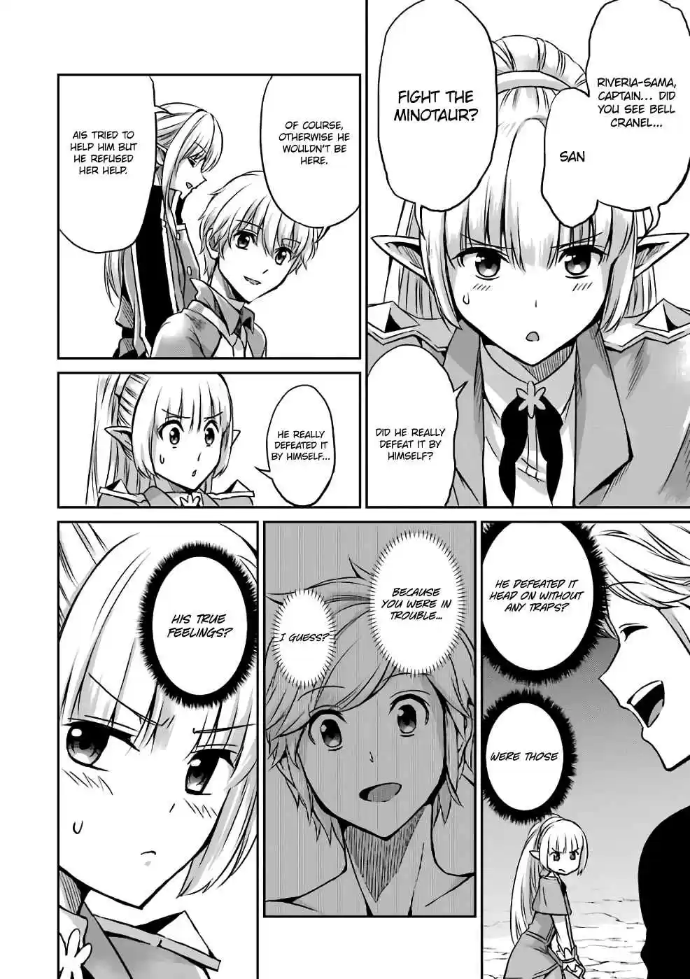 Dungeon ni Deai o Motomeru no wa Machigatte Iru Darou ka Gaiden Sword Oratoria Vol. 11 Ch. 43 Healthy Day
