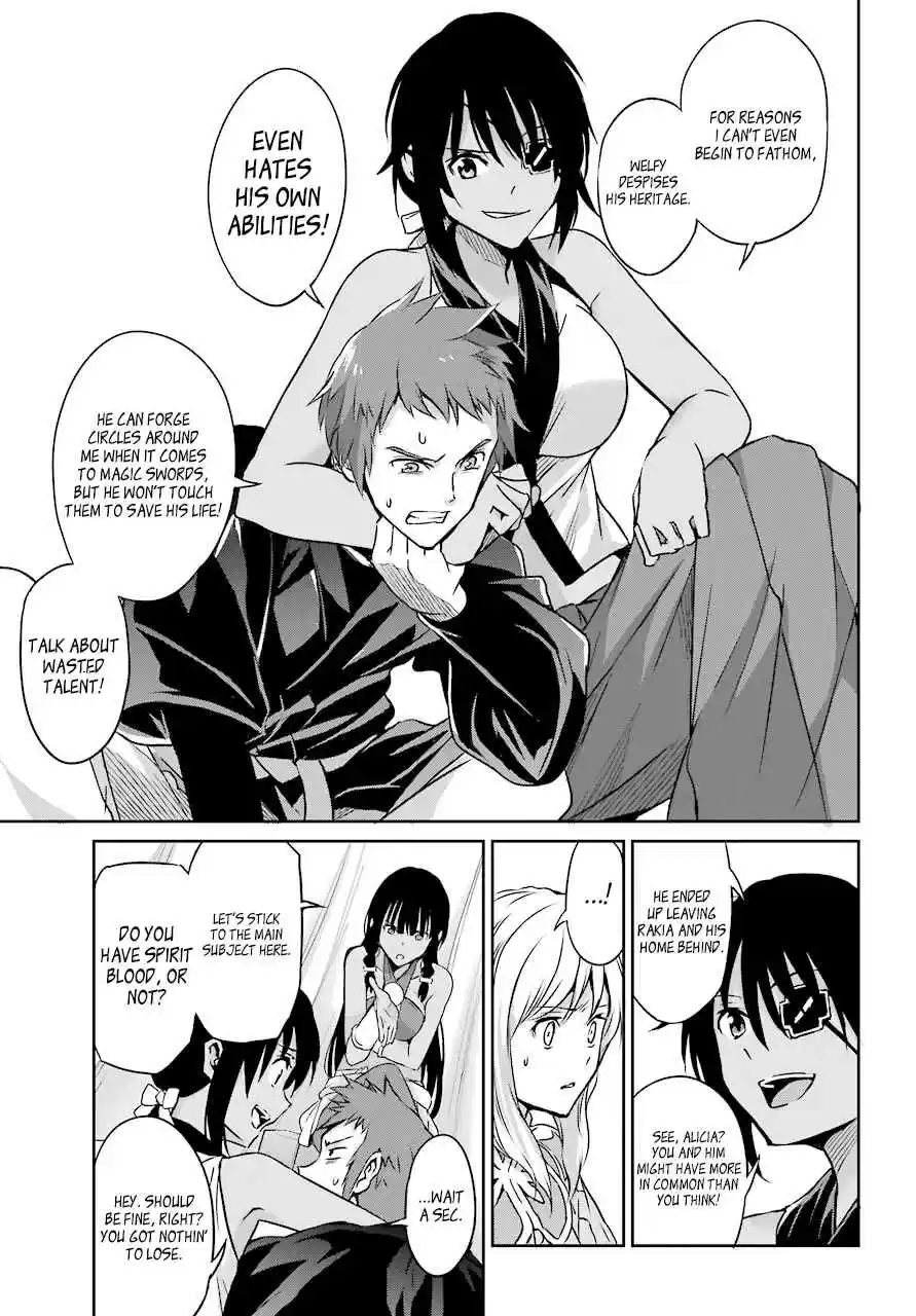 Dungeon ni Deai o Motomeru no wa Machigatte Iru Darou ka Gaiden Sword Oratoria Vol. 11 Ch. 44 Visitor