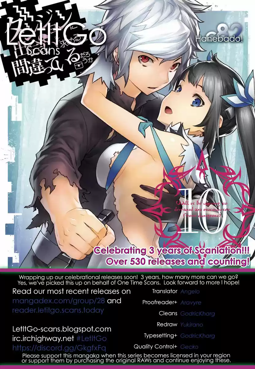 Dungeon ni Deai o Motomeru no wa Machigatte Iru Darou ka Vol. 10 Ch. 82 The Abyss