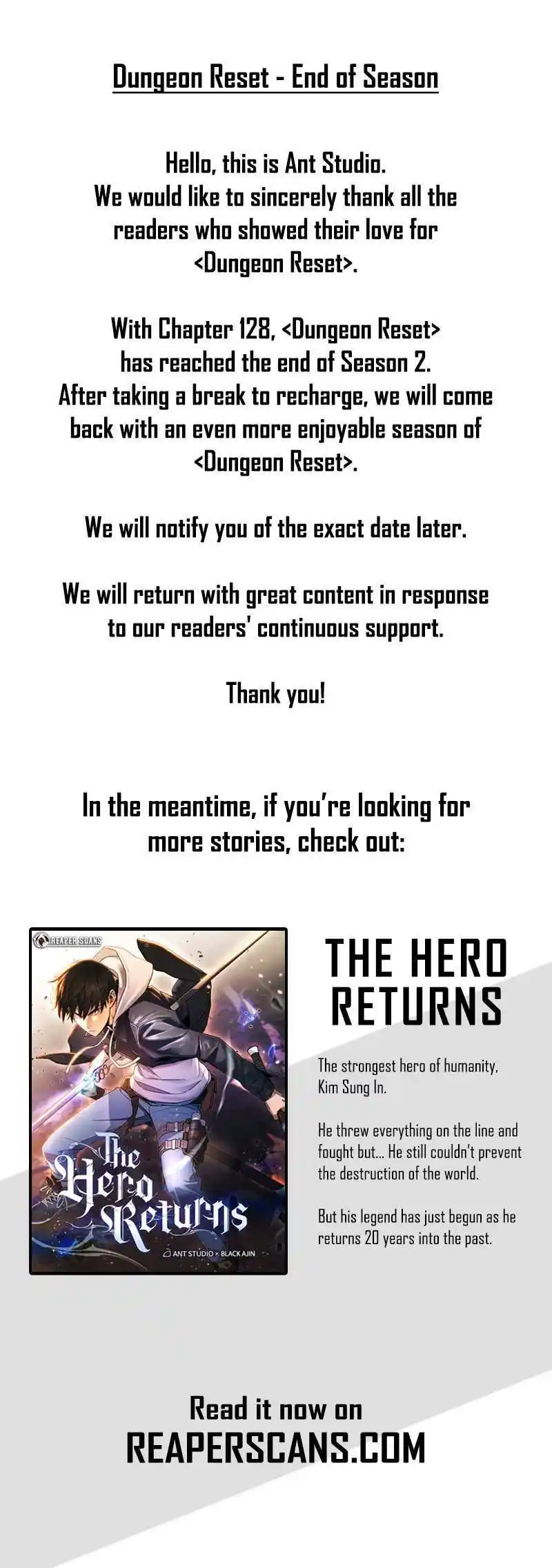 Dungeon Reset Chapter 128.5