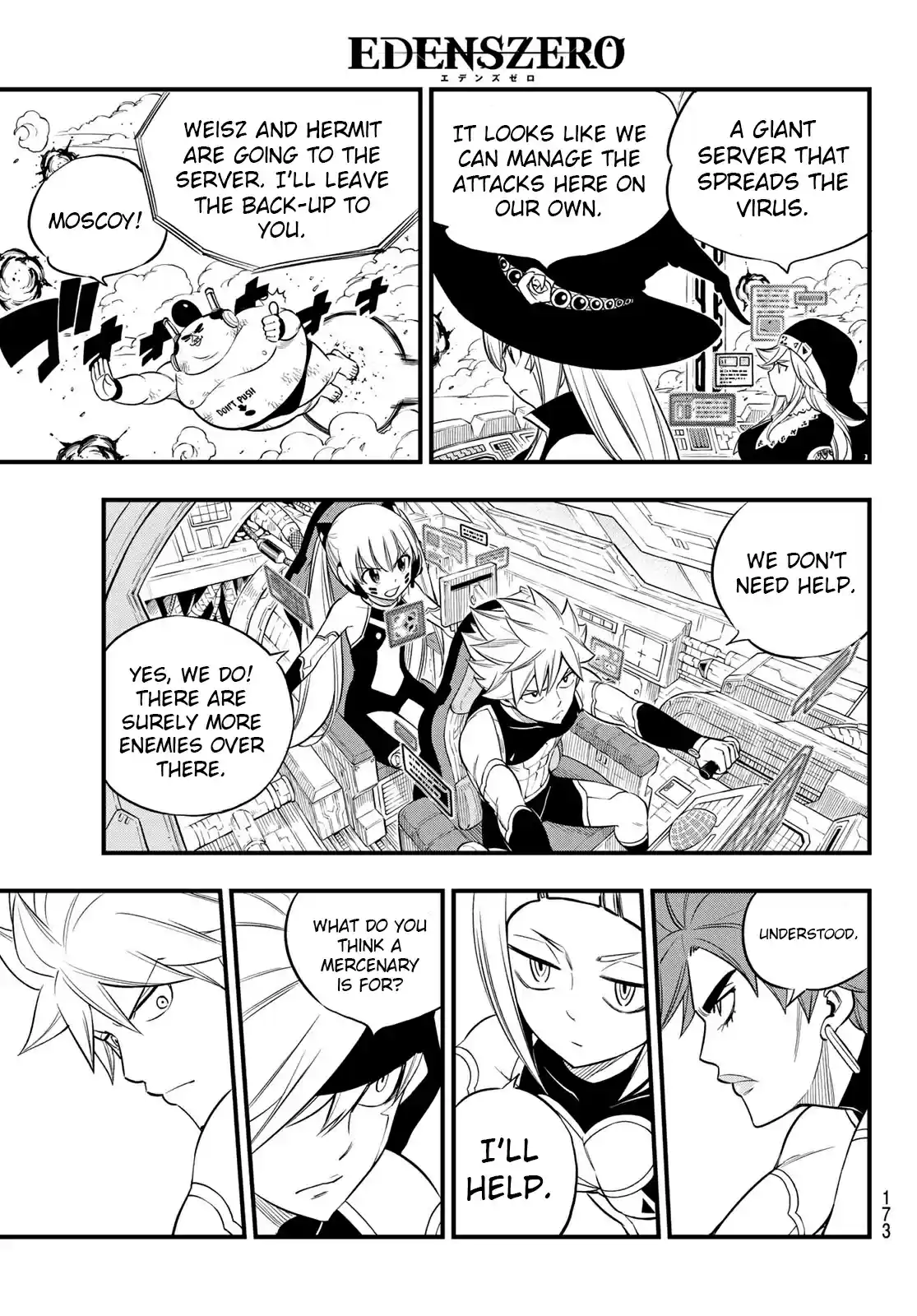 Edens Zero Ch. 119 Homura vs. Mora