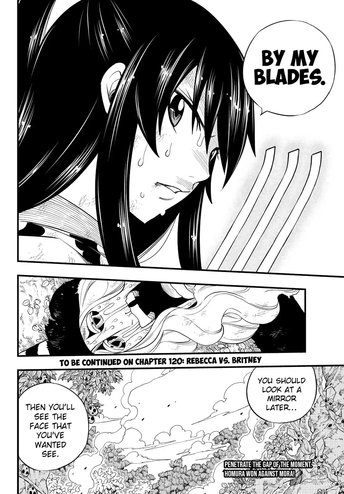 Edens Zero Ch. 119 Homura vs. Mora