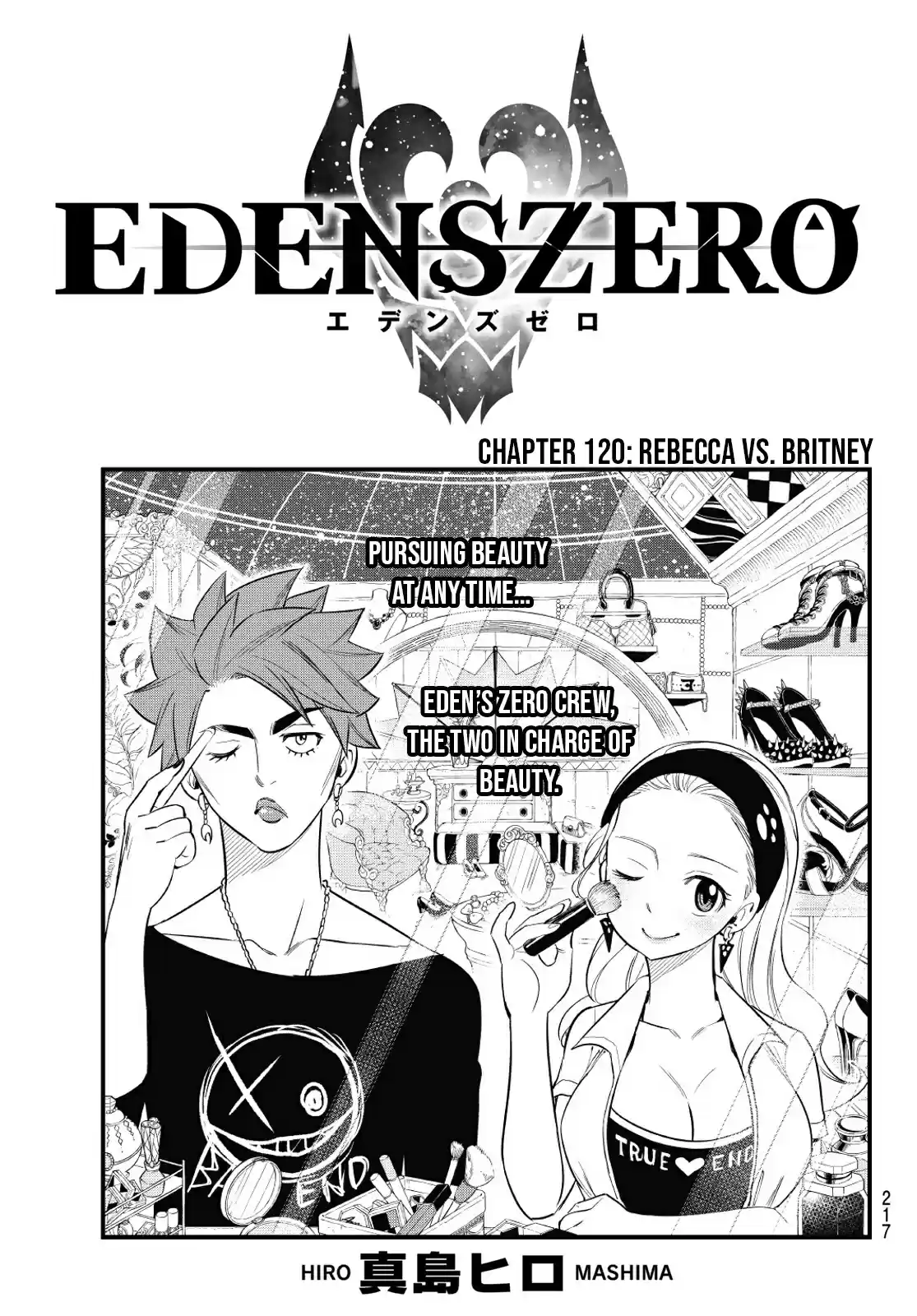 Edens Zero Ch. 120 Rebecca vs. Britney