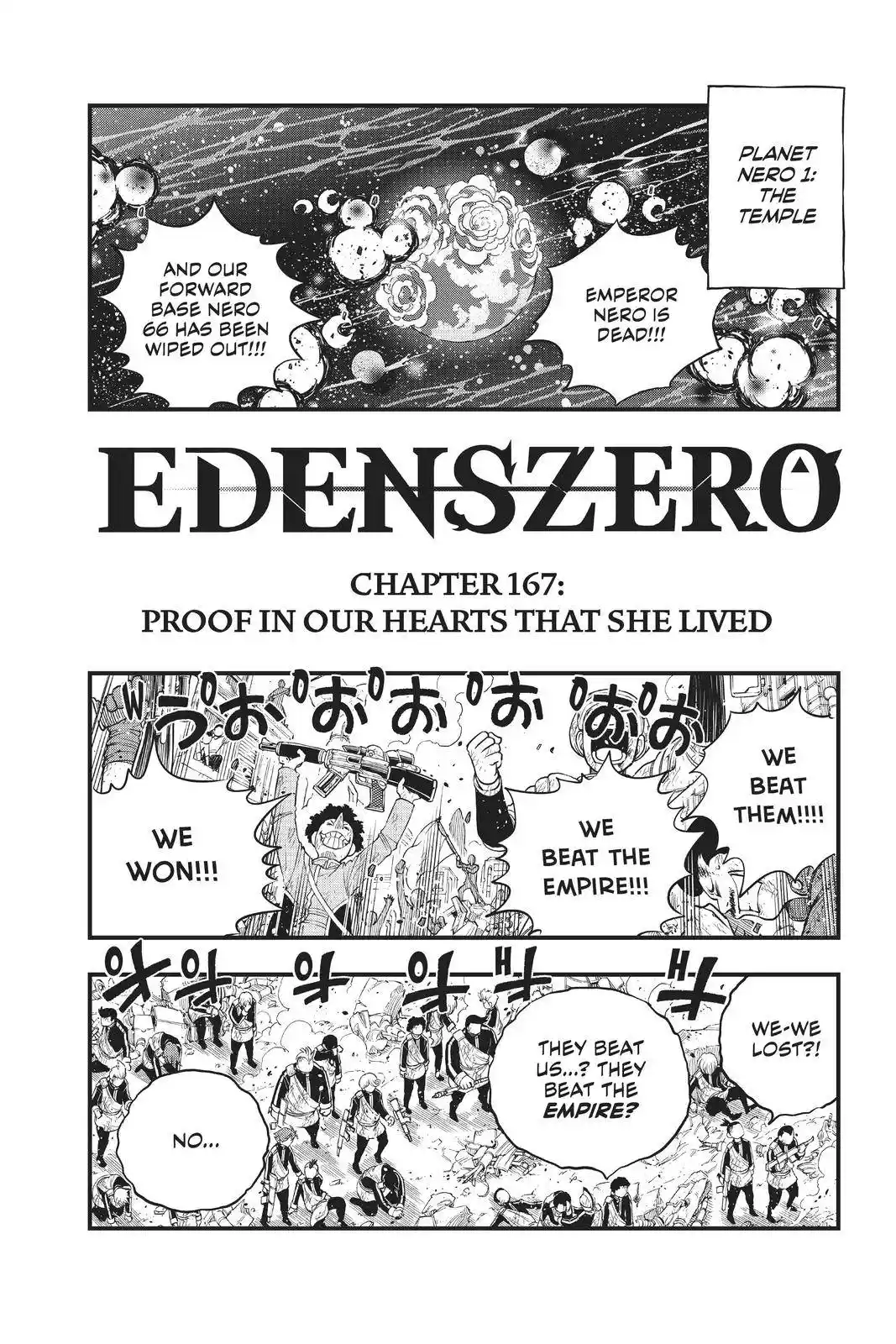 Eden’s Zero Chapter 167