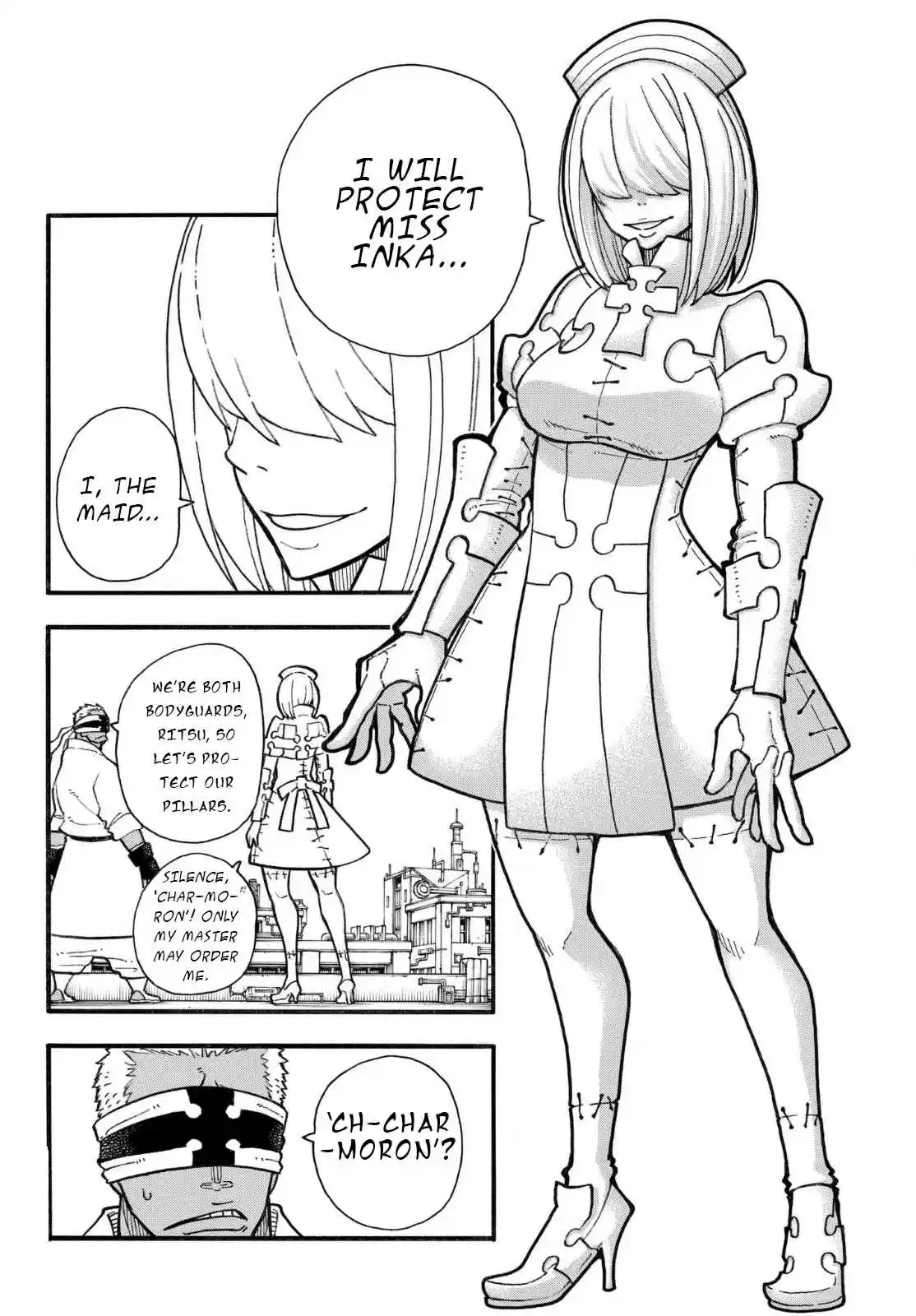 Enen no Shouboutai Ch. 139 Triple Melee