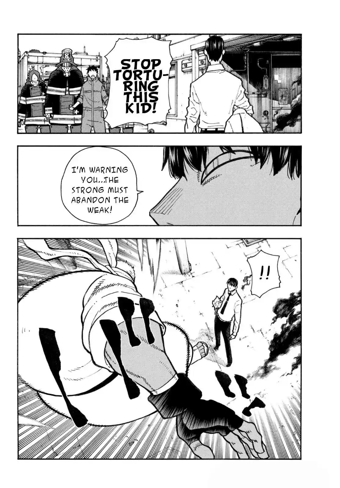 Enen no Shouboutai Ch. 139 Triple Melee