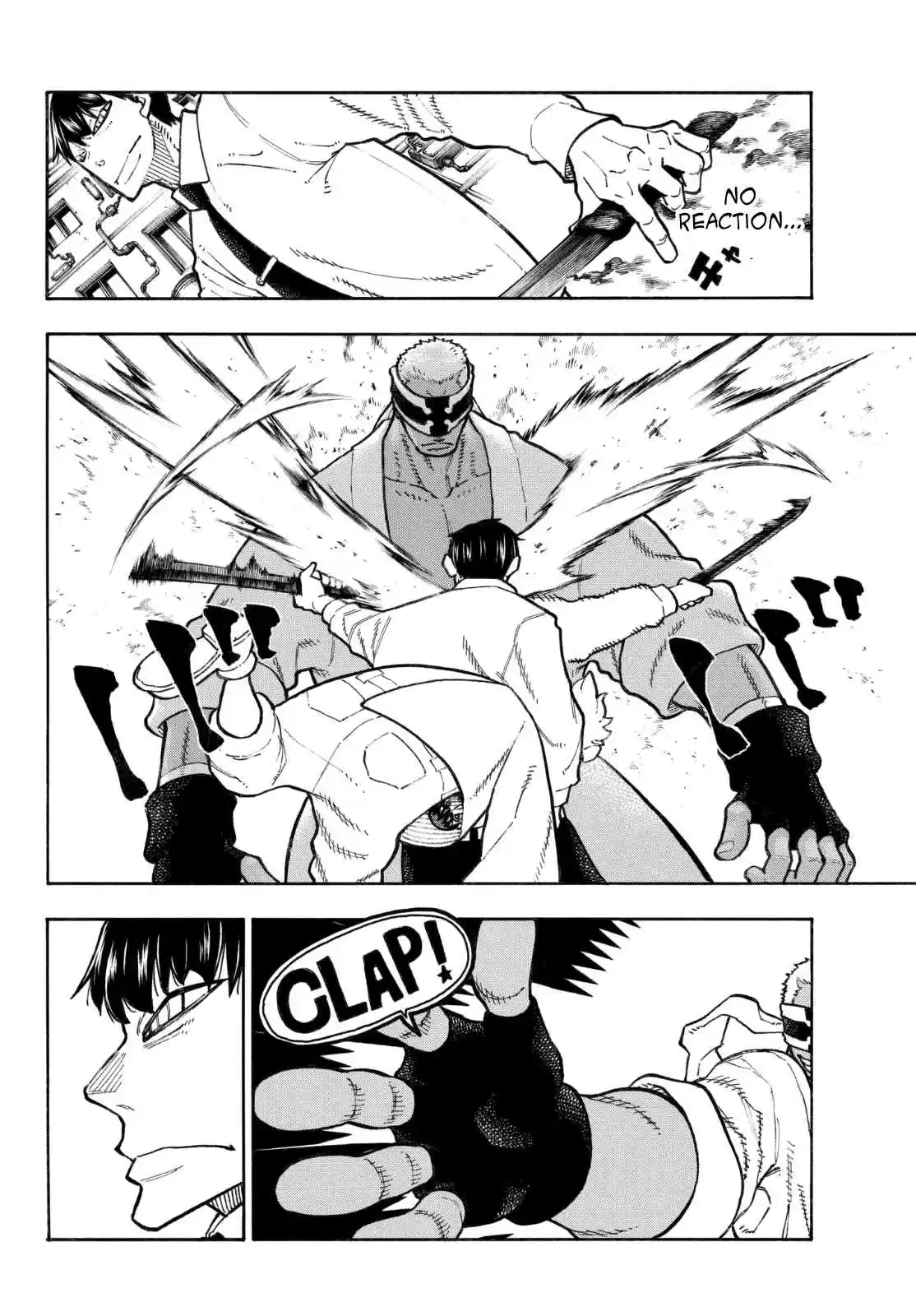 Enen no Shouboutai Ch. 139 Triple Melee