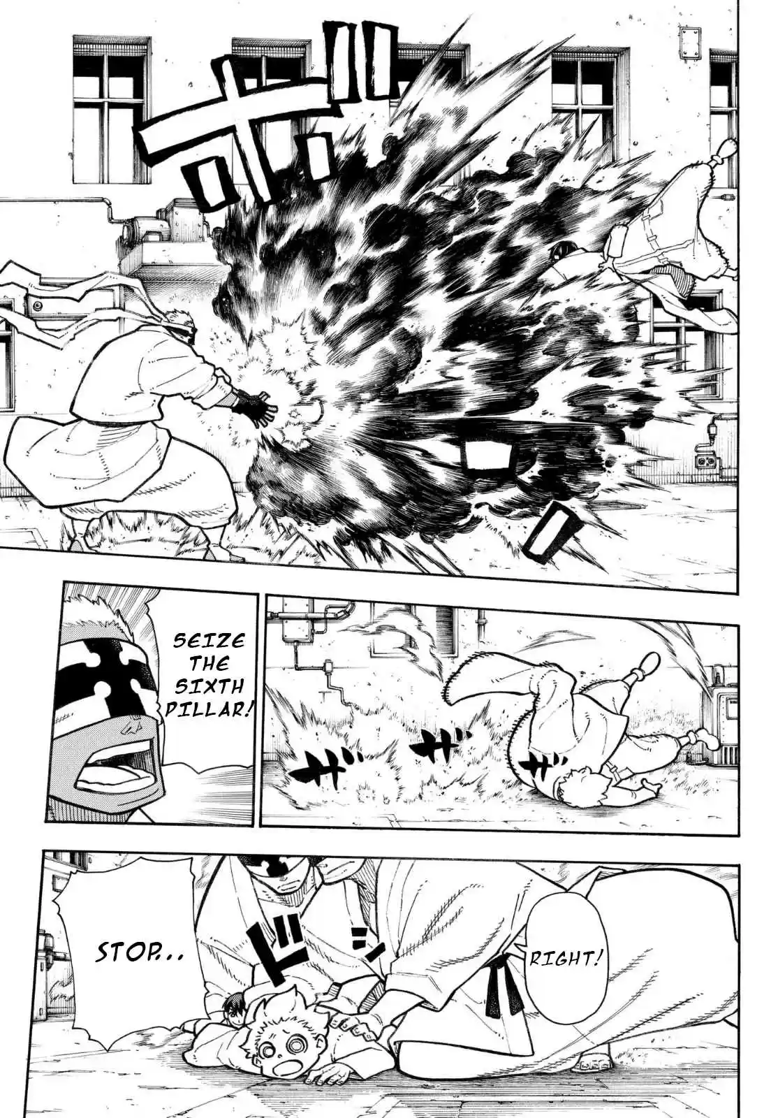 Enen no Shouboutai Ch. 139 Triple Melee