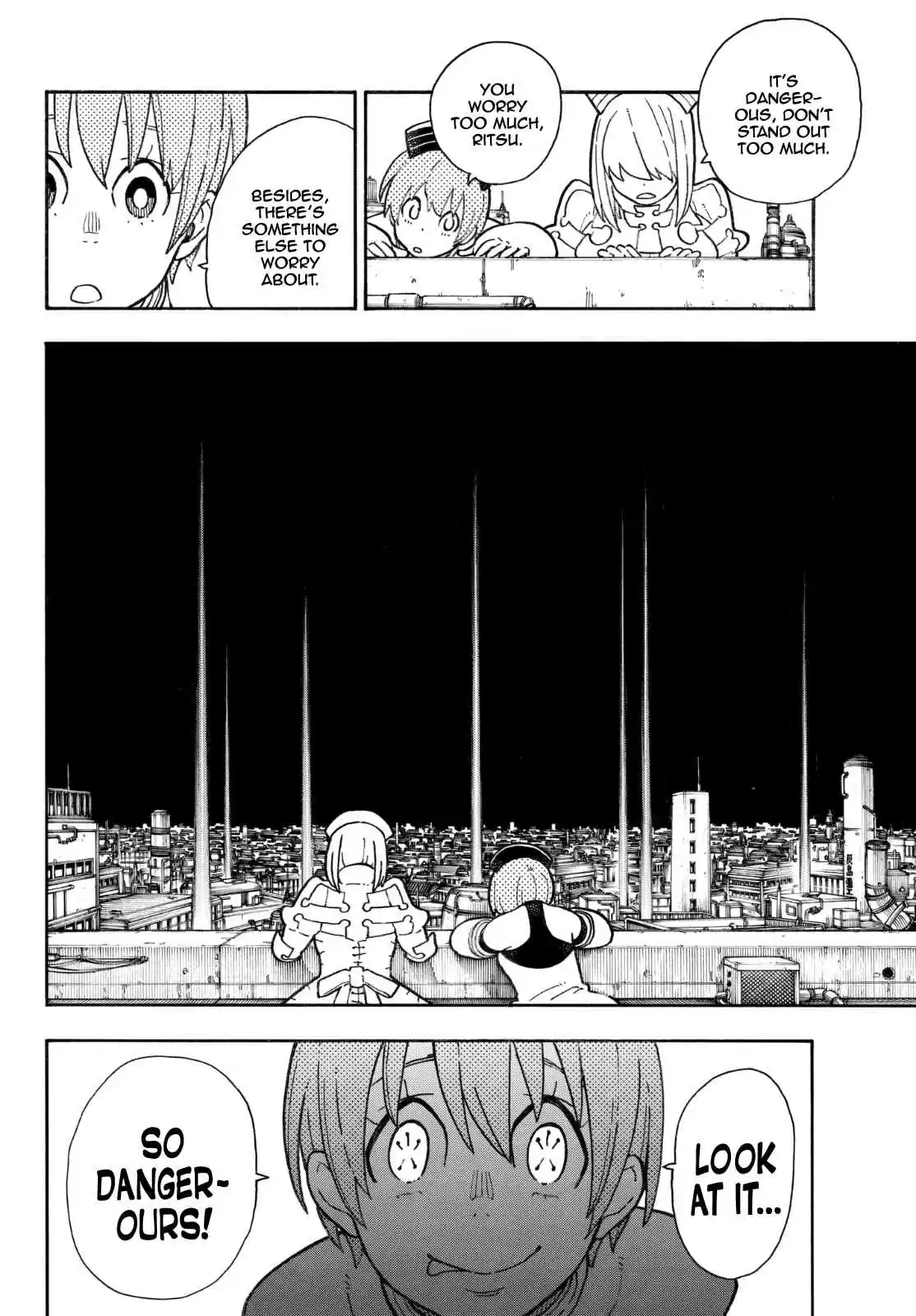 Enen no Shouboutai Ch. 139 Triple Melee