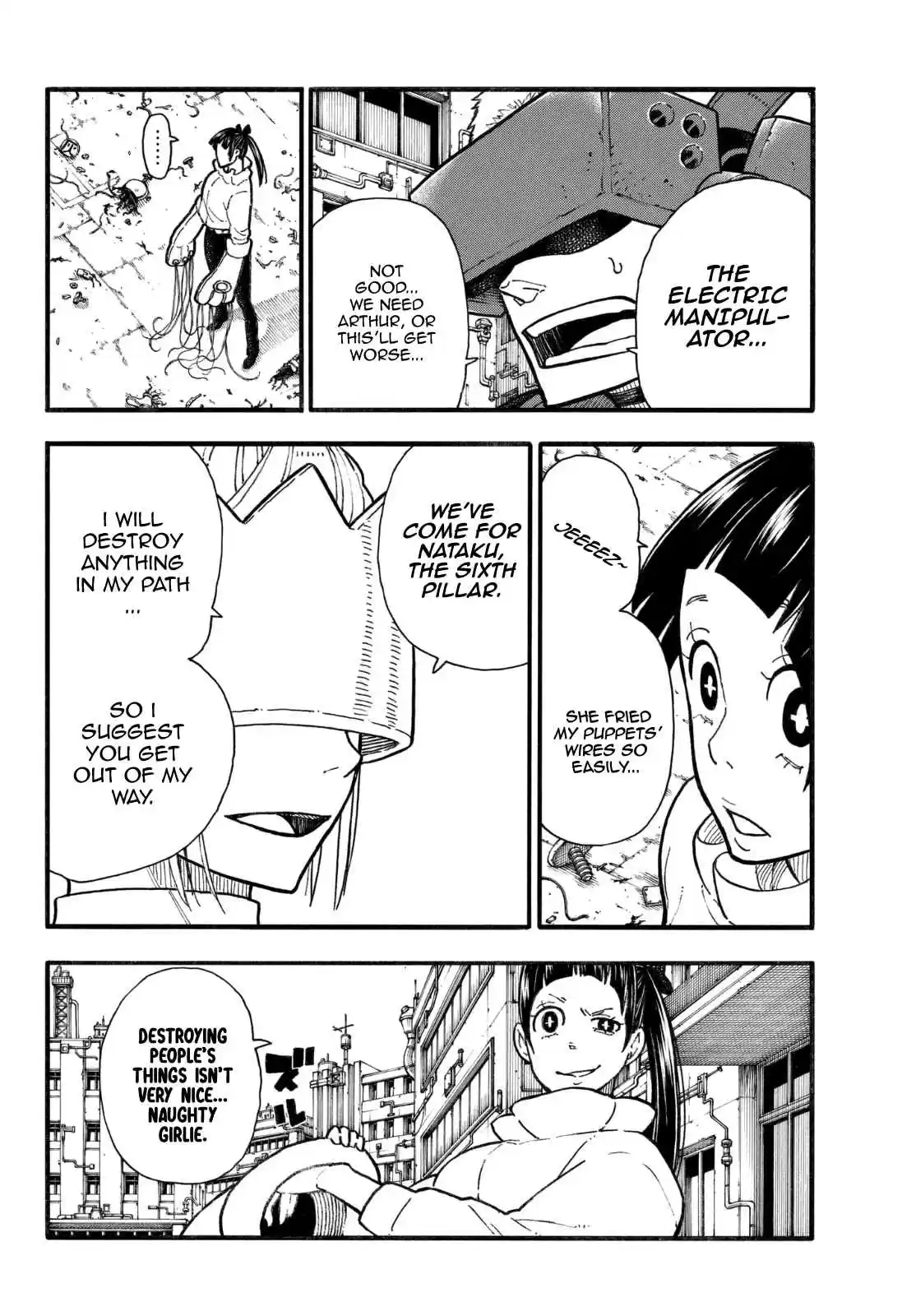 Enen no Shouboutai Ch. 139 Triple Melee