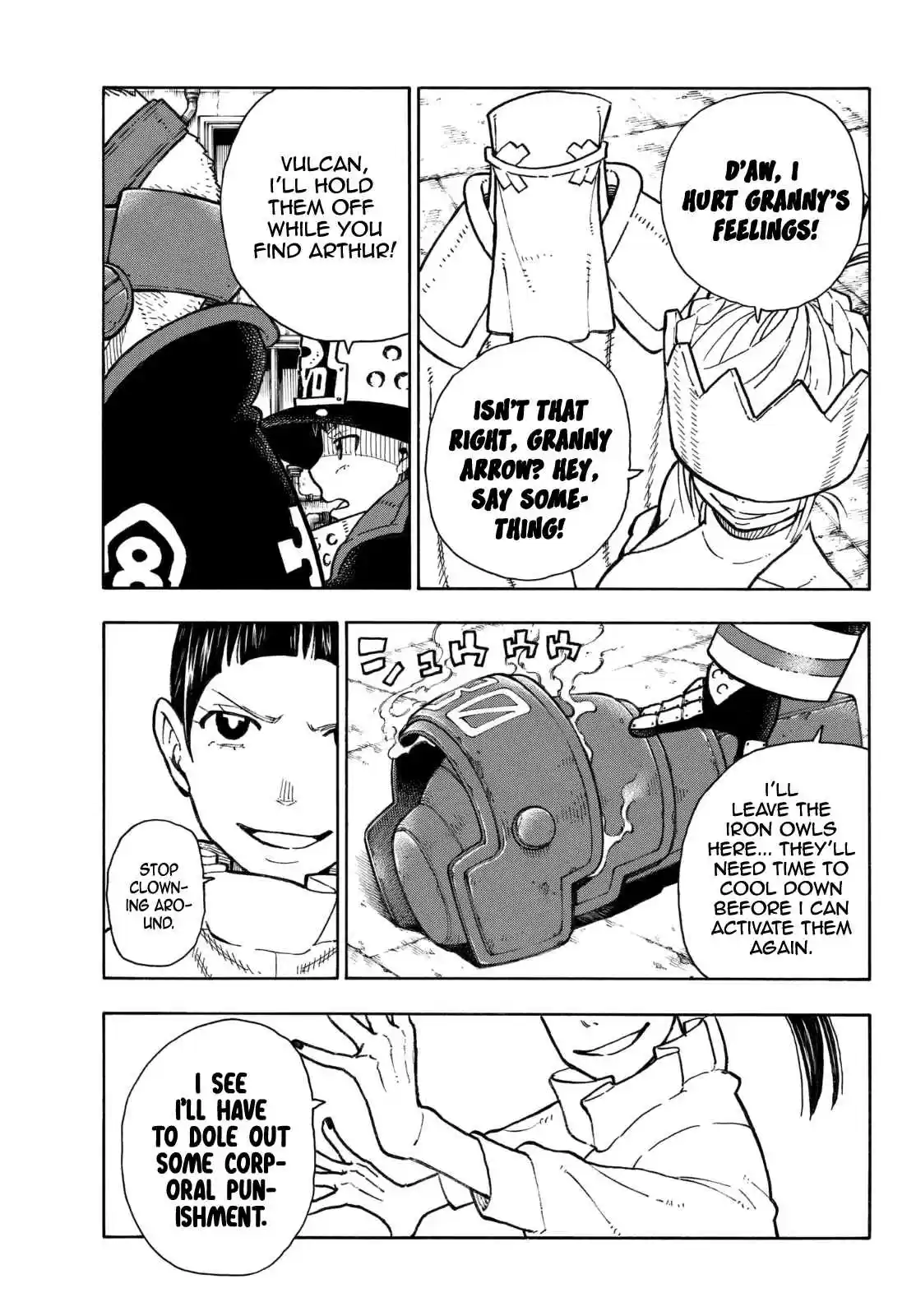 Enen no Shouboutai Ch. 139 Triple Melee