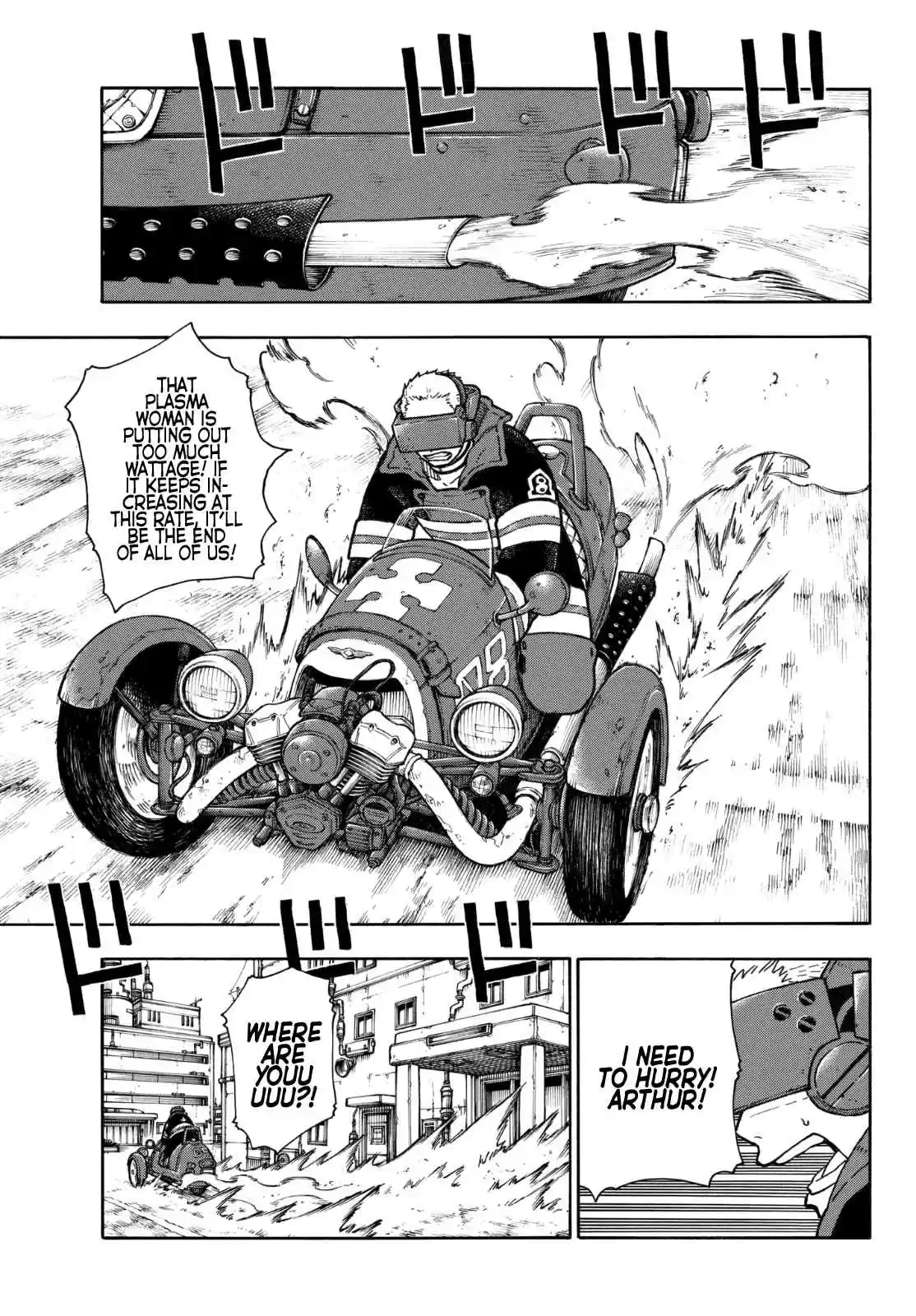 Enen no Shouboutai Ch. 140 Catfight