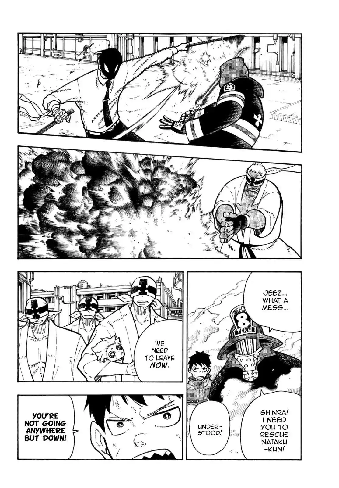 Enen no Shouboutai Ch. 140 Catfight