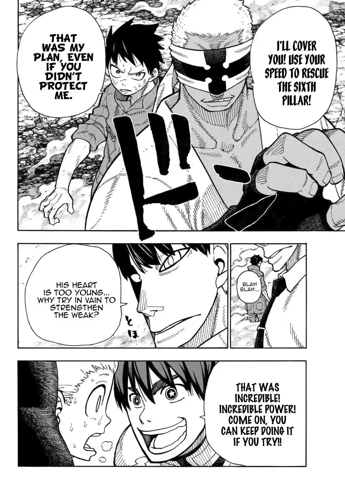 Enen no Shouboutai Ch. 143 The Legend of the Legendary Holy Sword
