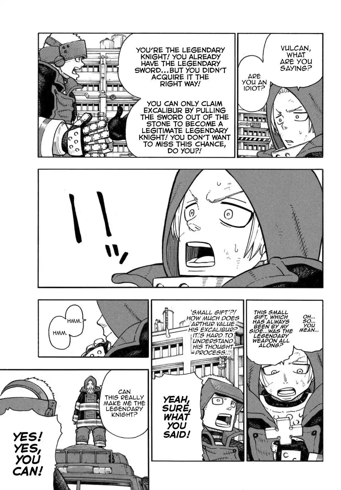 Enen no Shouboutai Ch. 143 The Legend of the Legendary Holy Sword