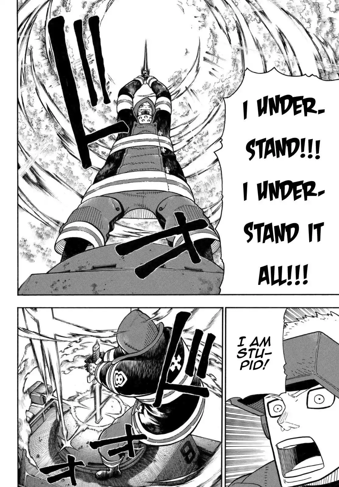 Enen no Shouboutai Ch. 143 The Legend of the Legendary Holy Sword