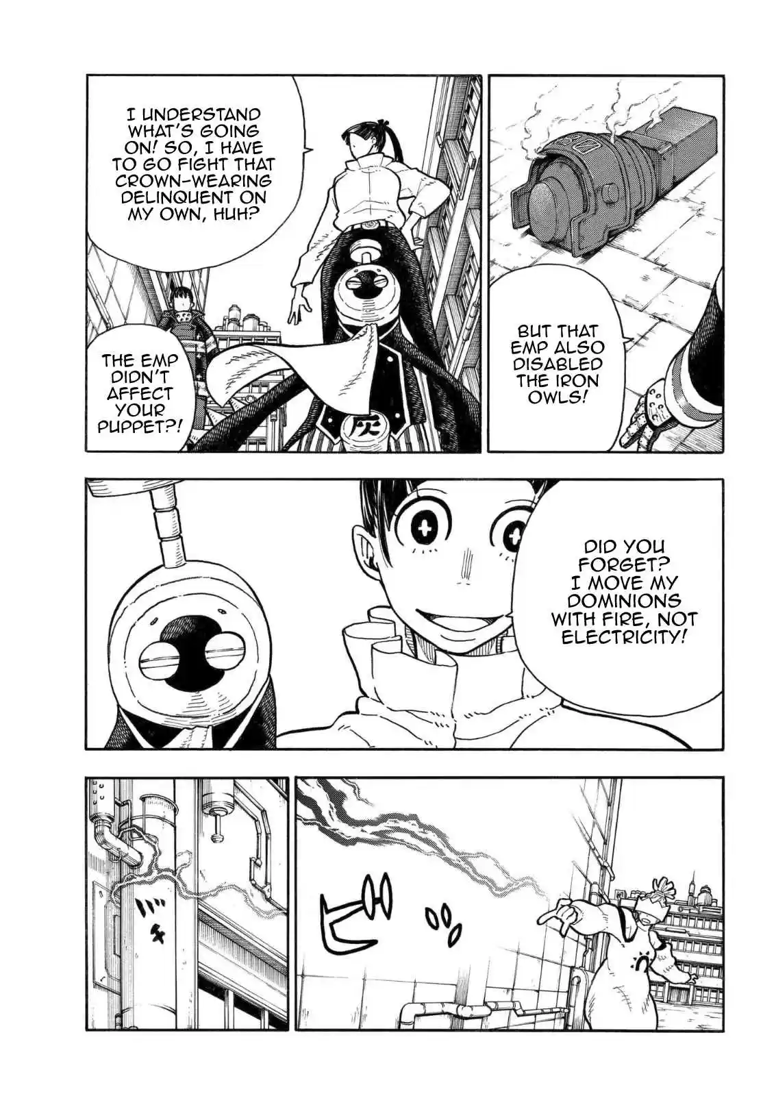 Enen no Shouboutai Ch. 143 The Legend of the Legendary Holy Sword