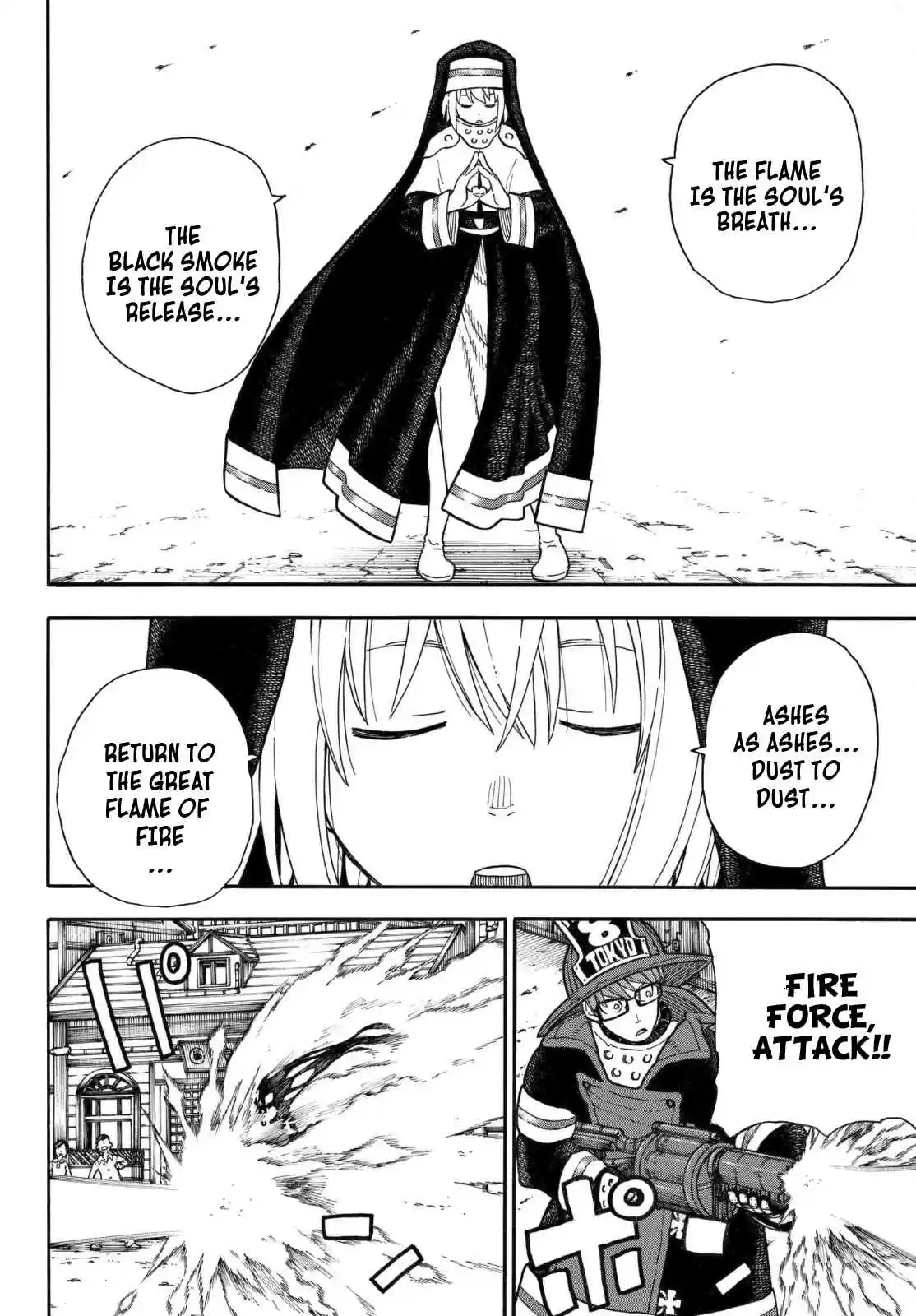 Enen no Shouboutai Ch. 148 The Holy Woman's Suffering