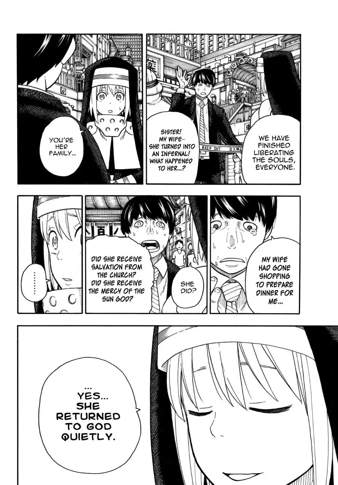 Enen no Shouboutai Ch. 148 The Holy Woman's Suffering