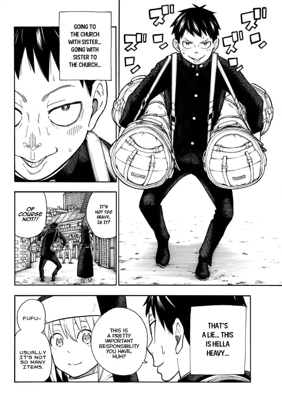 Enen no Shouboutai Ch. 148 The Holy Woman's Suffering