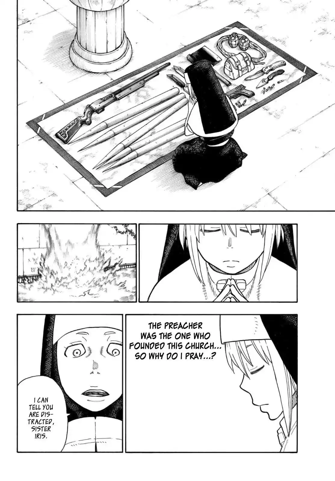 Enen no Shouboutai Ch. 148 The Holy Woman's Suffering