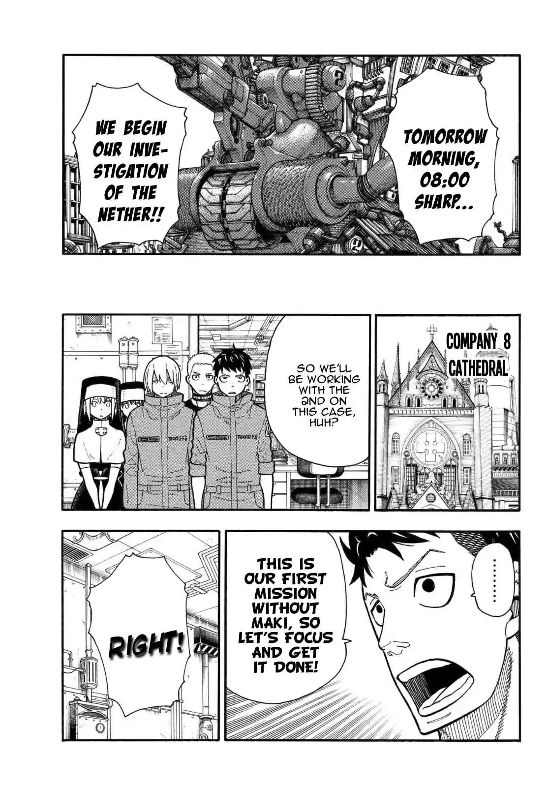 Enen no Shouboutai Ch. 155 Dive into the Darkness