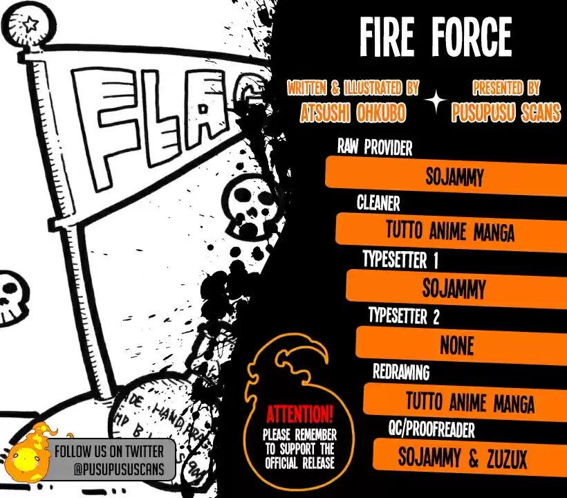 Enen no Shouboutai Ch. 156 Flag