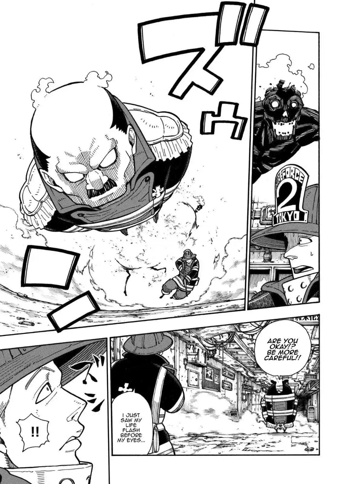 Enen no Shouboutai Ch. 156 Flag