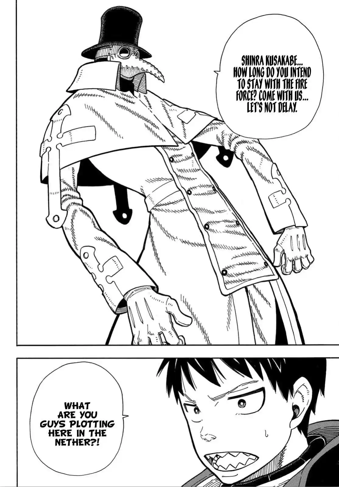 Enen no Shouboutai Ch. 160 Man and Bug, Combined Forces