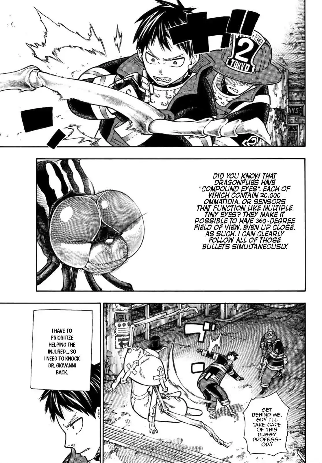 Enen no Shouboutai Ch. 160 Man and Bug, Combined Forces