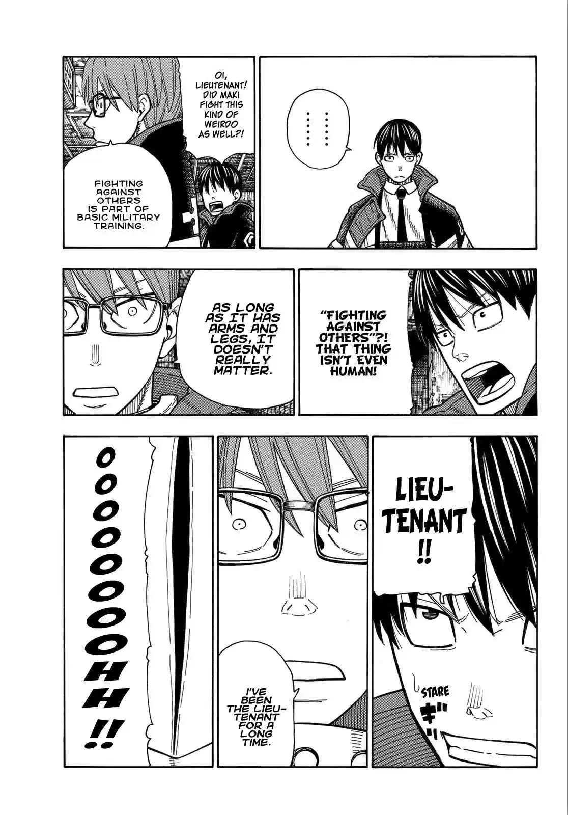 Enen no Shouboutai Ch. 161 Quarrel Battle