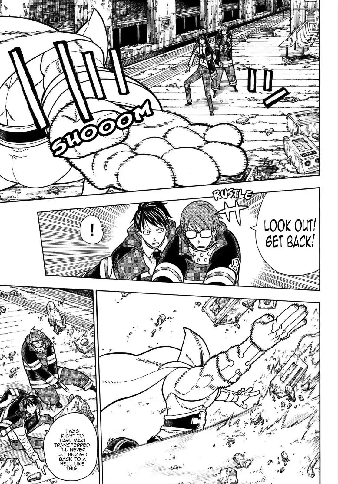 Enen no Shouboutai Ch. 161 Quarrel Battle