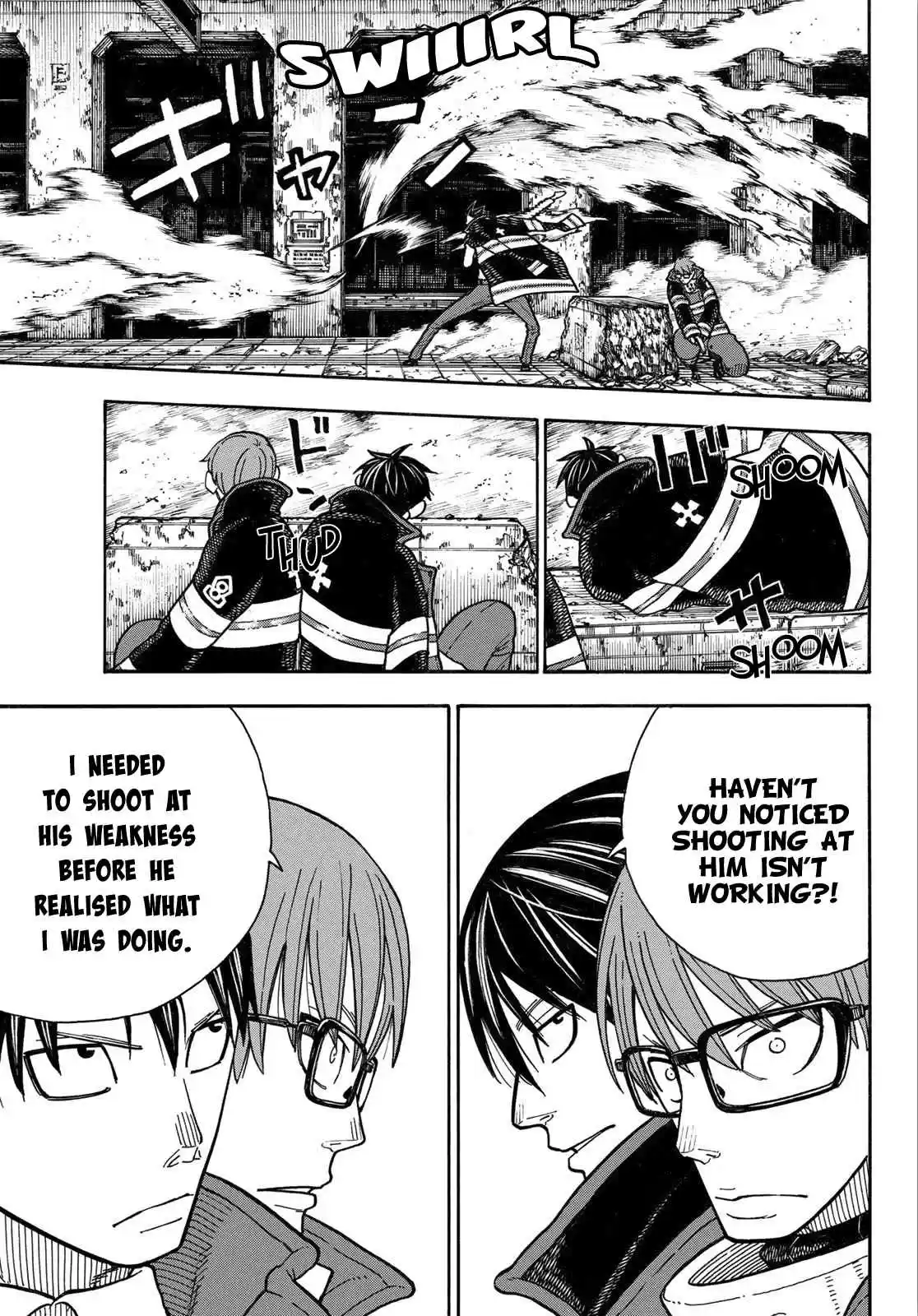 Enen no Shouboutai Ch. 161 Quarrel Battle