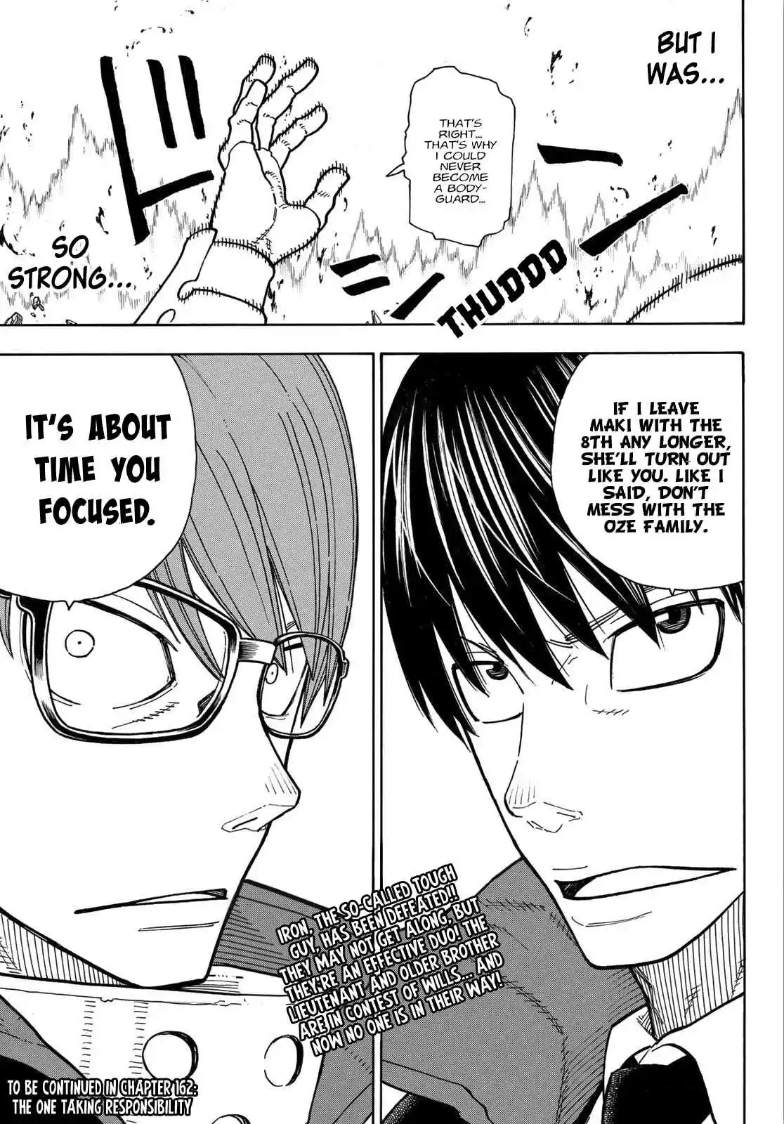 Enen no Shouboutai Ch. 161 Quarrel Battle