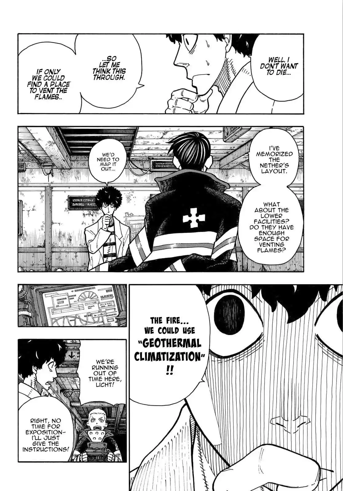 Enen no Shouboutai Ch. 165 Seeking a Witch in a Desperate Situation